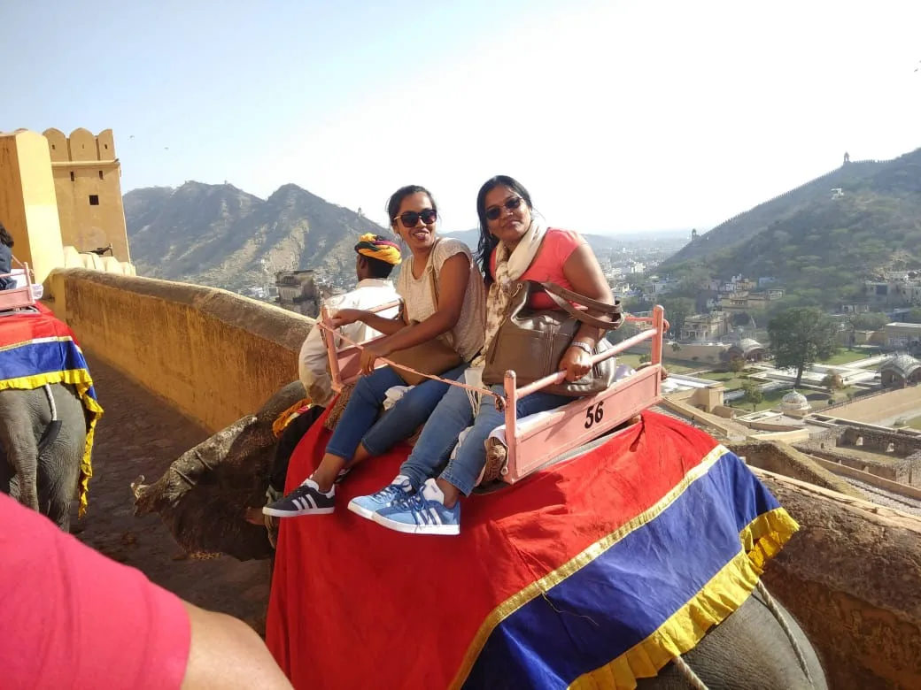 Elephant Ride to Amber Fort