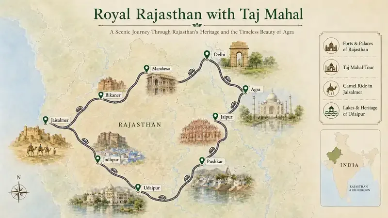 Tour Route Map